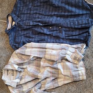 2 Tommy Bahama long sleeve shirts